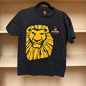 Disney Black Lion King The Broadway Musical Souvenir T-shirt